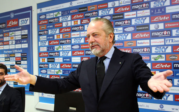 de laurentiis vuole lo scudetto